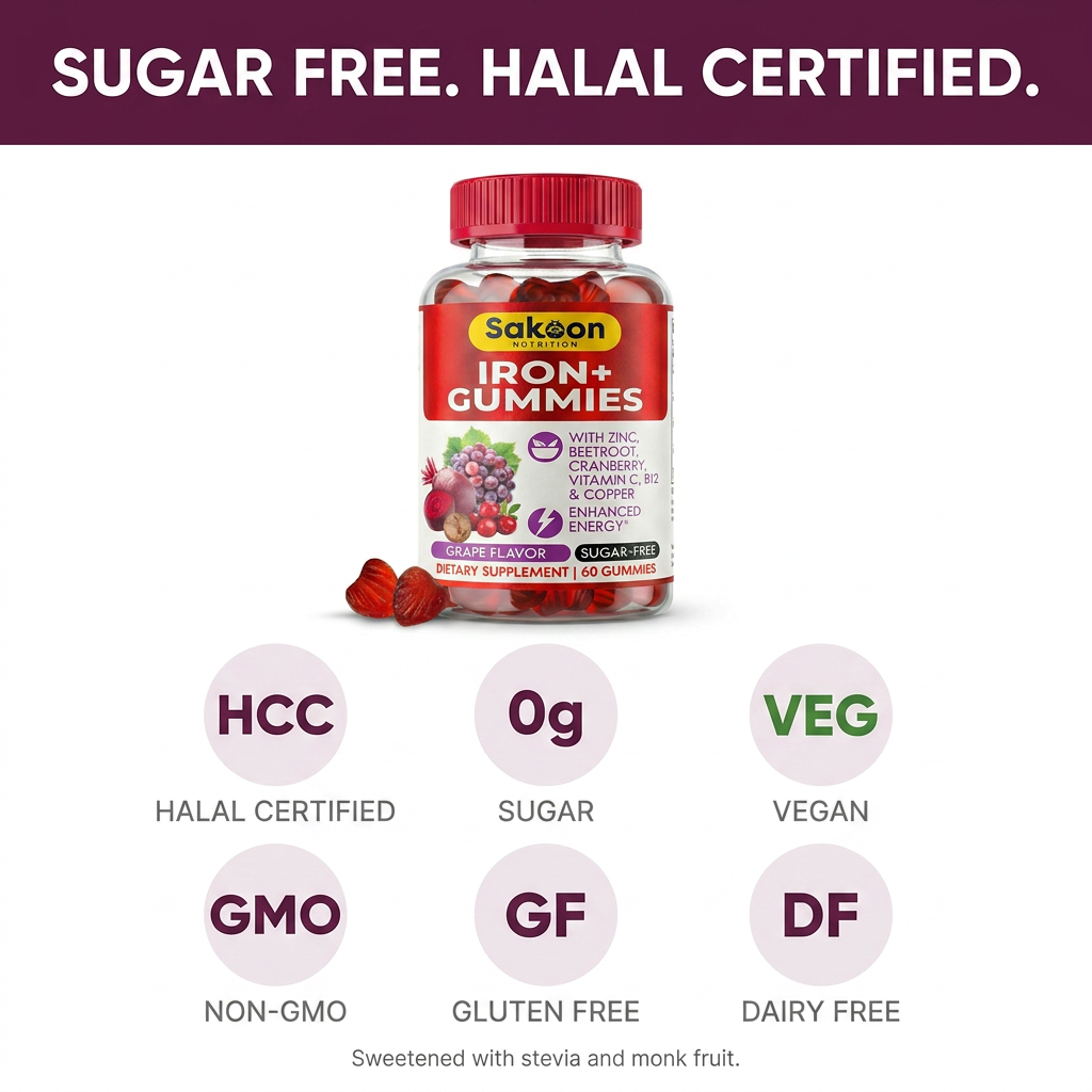 Sugar-Free Iron Gummies