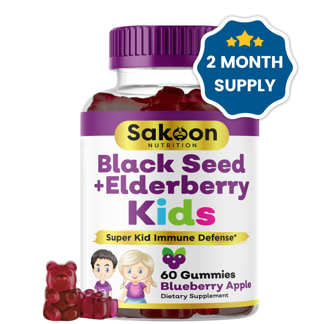 Kids Black Seed + Elderberry Gummies