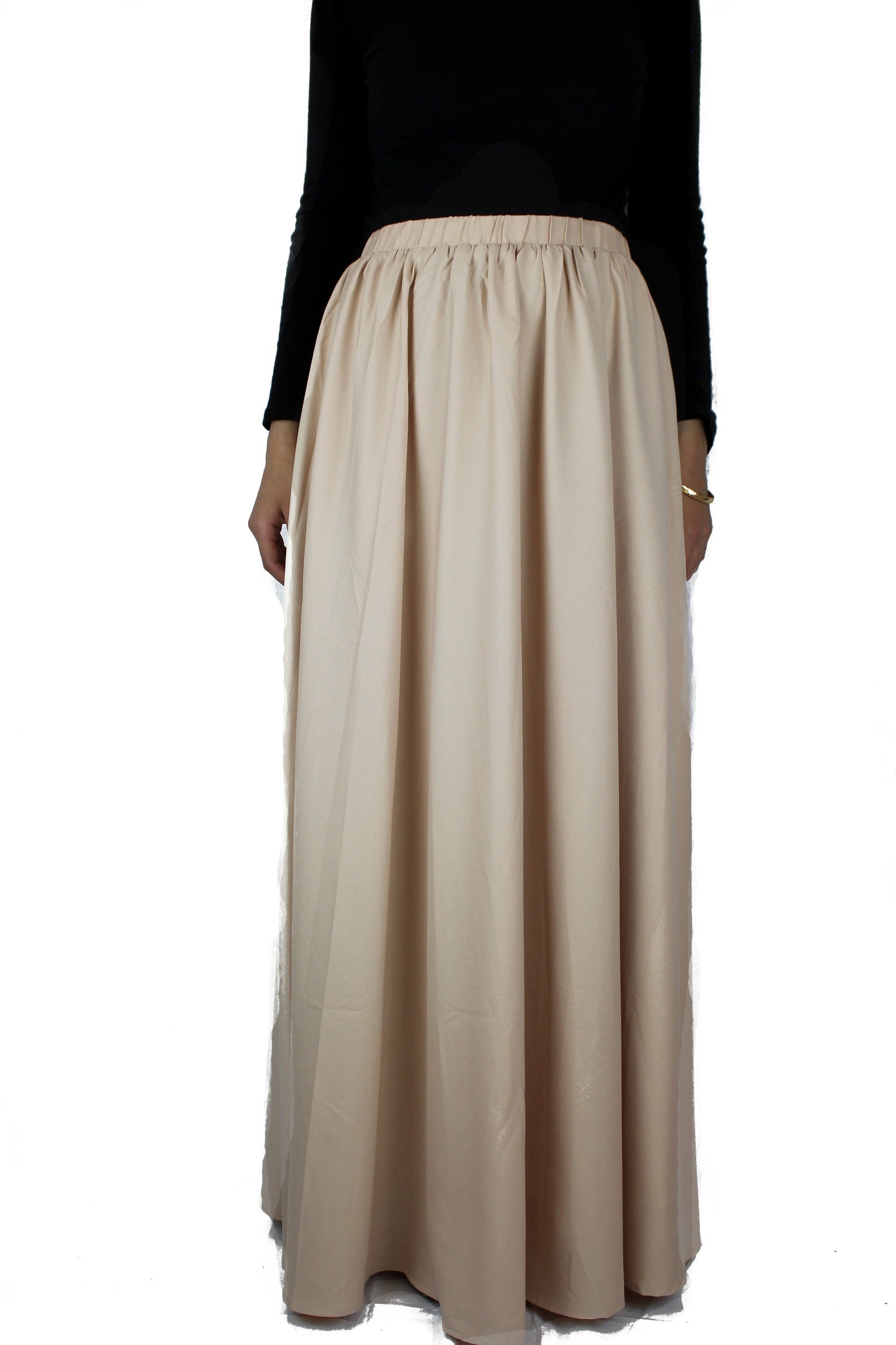 High-Waisted Maxi Skirt - Ivory