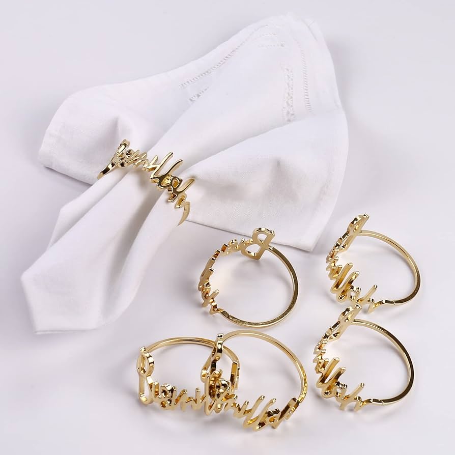 bismillah napkin rings (6pcs)