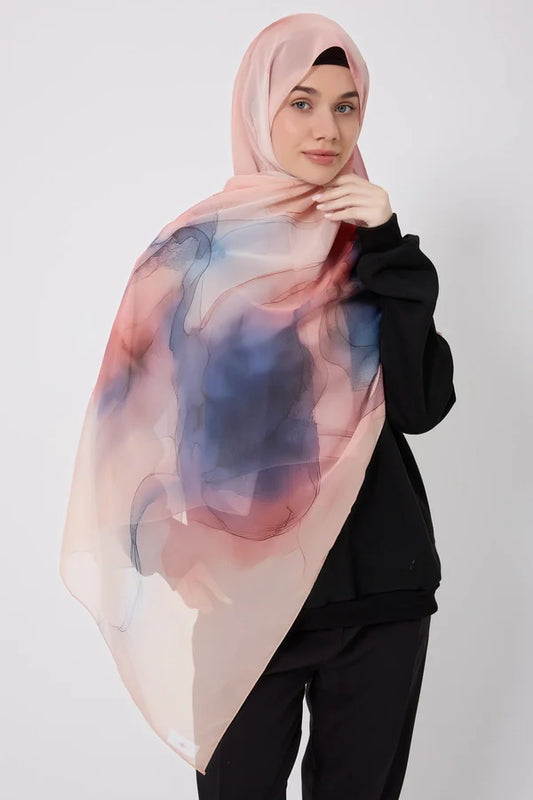 Printed Chiffon Hijab - Where I Begin
