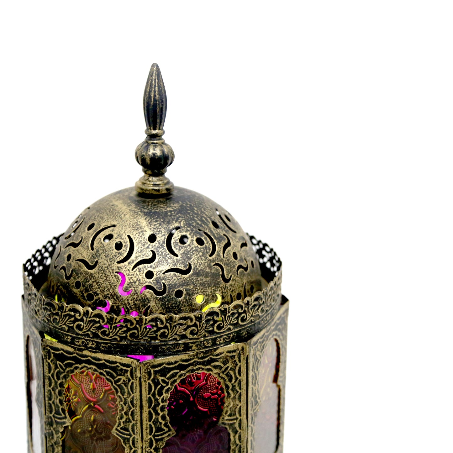 Colored Glass Lantern