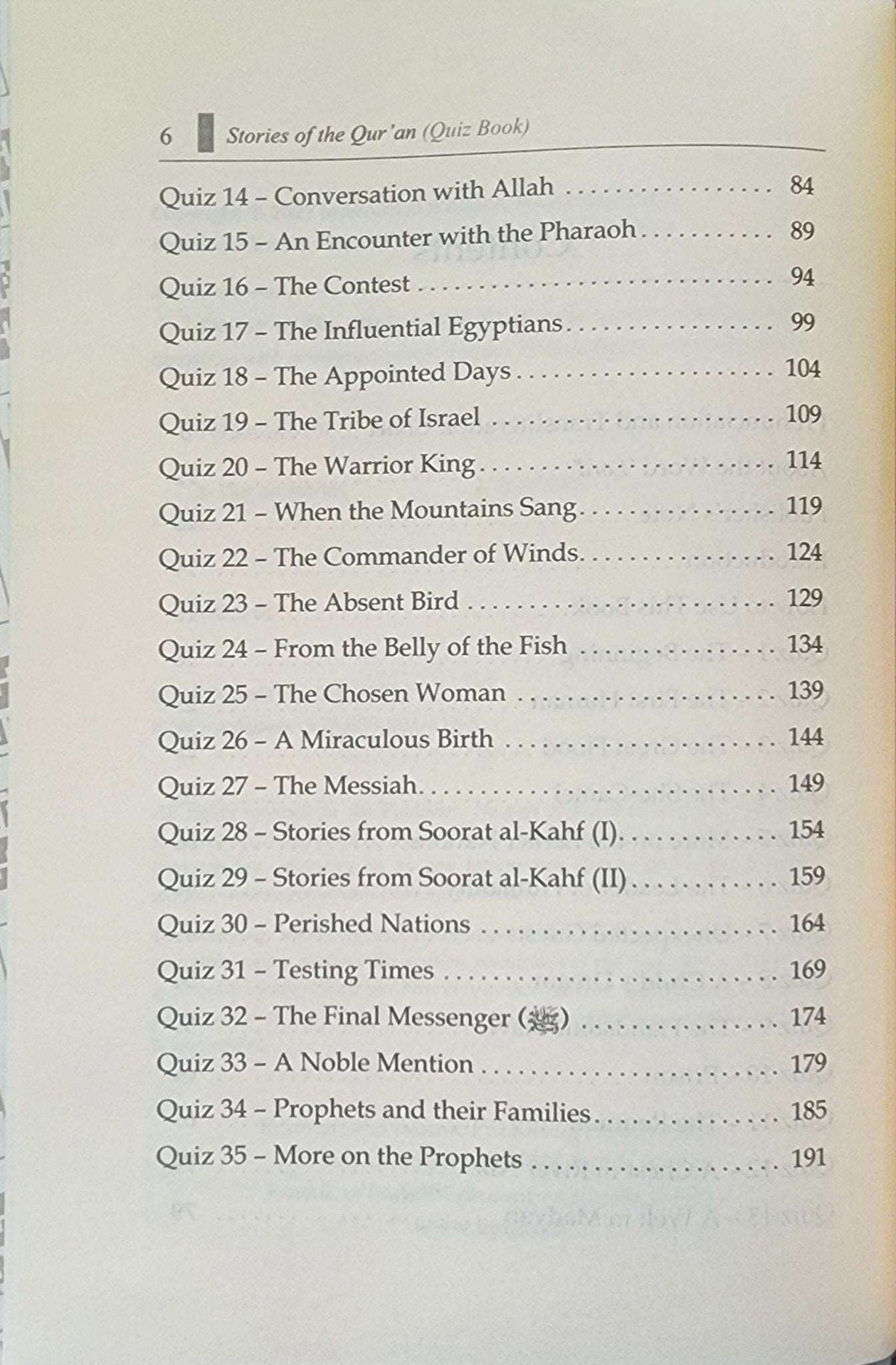 Stories of the Qur'an Quiz Book | 400 Multiple Choice Questions With Answers and References
