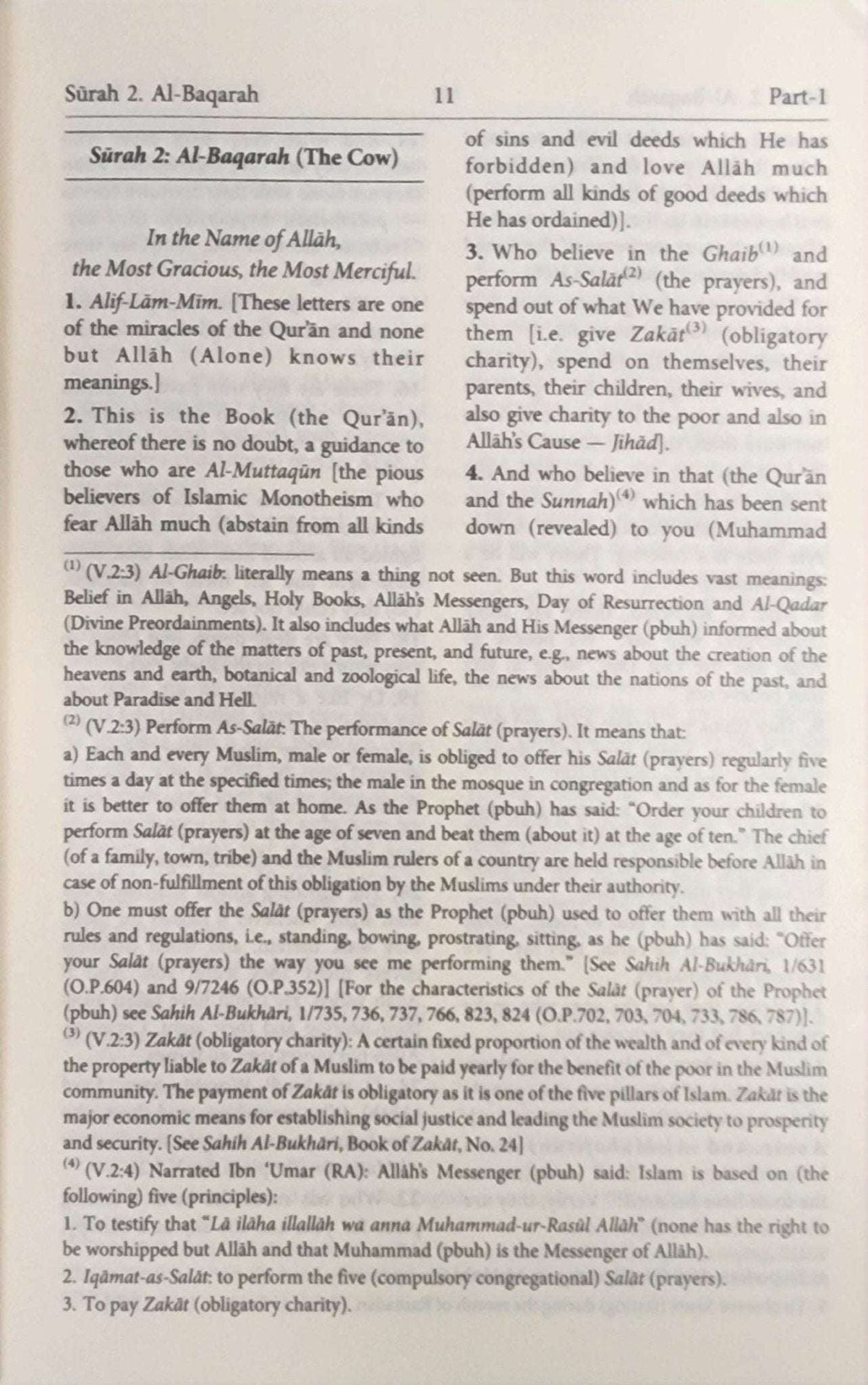 Interpretation of The Meanings of The Noble Qur'an In The English Language