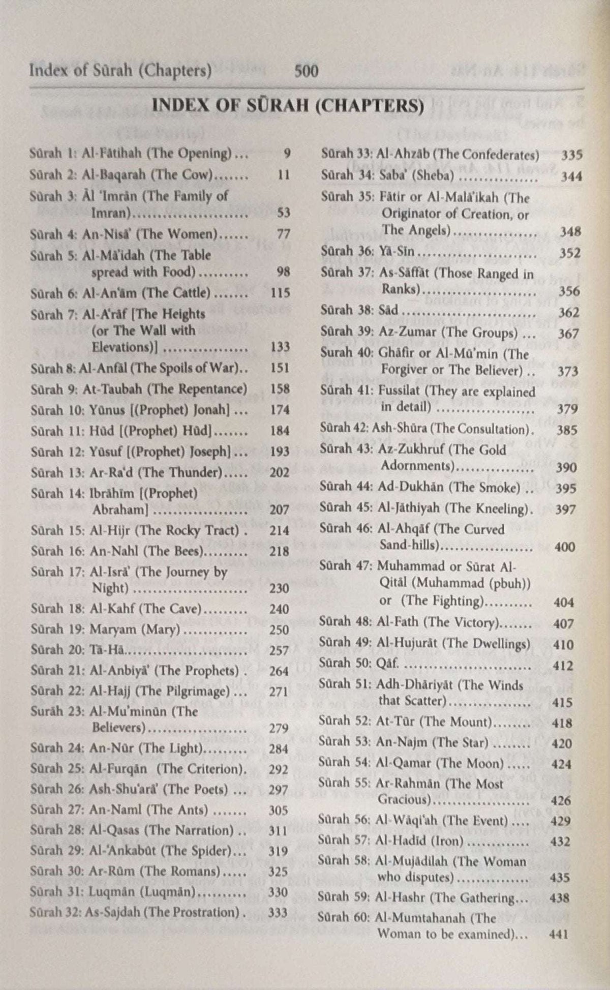 Interpretation of The Meanings of The Noble Qur'an In The English Language