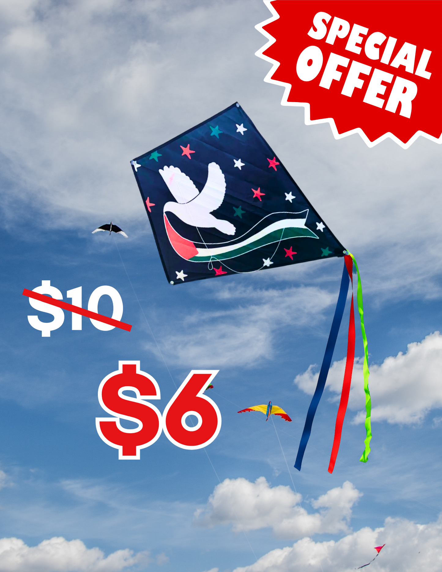 Free Palestine Kite